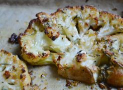 Roasted Cauliflower & Cashew Cheese Sauce